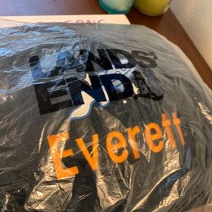 NIB Lands End Kids Denim BeanBag Cover!